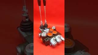 2 spool hydraulic control valve 2P40lmin [upl. by Namra]