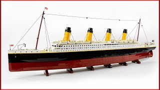 LEGO Creator 10294 RMS Titanic Speed Build  Brick Builder [upl. by Cobb161]