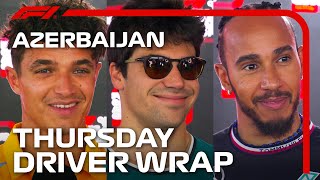 Thursday Drivers Wrap  2024 Azerbaijan Grand Prix [upl. by Jallier]