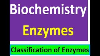 Enzymes Classification of Enzymes [upl. by Tades382]