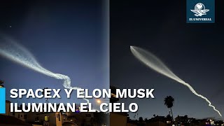 Así se vio el lanzamiento del Falcon 9 de SpaceX [upl. by Durrej329]