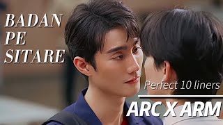 Arc X Arm BL fmv ep13  Perfect10 liners hindi song mix [upl. by Yeslrahc]