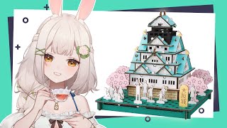 【HANDCAM】Comfy Japanese Castle Build 🏯 [upl. by Trisha]