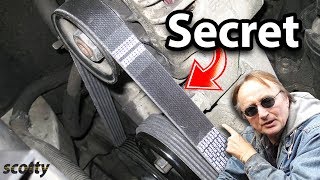 The Secret to Fix a Squeaky Belt in Your Car [upl. by Pammy414]