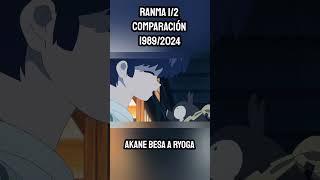 Akane BESA a Ryoga  COMPARACIÓN Ranma 12 Serie CLÁSICA 1989 VS Remake Netflix 2024 [upl. by Peirce73]