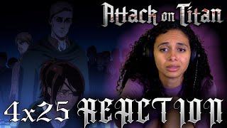 Attack on Titan 4x25  quotNight of the Endquot REACTIONCOMMENTARY [upl. by Sanborn159]