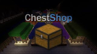 ChestShop  Plugin   Tienda para tu servidor [upl. by Atiker872]