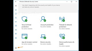 How to turn Off  Turn On quotVirus amp Threat Protectionquot in Windows 10 [upl. by Eltsyrhc]