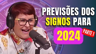 PREVISÕES DOS SIGNOS PARA 2024  Márcia Sensitiva Parte 1 [upl. by Morgun]