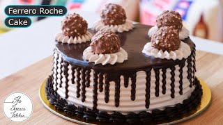 Ferrero Rocher Cake Recipe without Oven  Nutella Ferrero Rocher Cake Recipe  The Terrace Kitchen [upl. by Adlesirk]