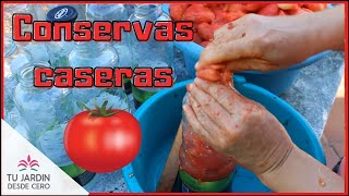 🍅 Cómo conservar tomates  Conservas de tomate en frascos 🍅 NUESTRO método casero [upl. by Avika]