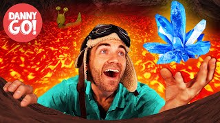 The Floor Is Lava 2 Into the Volcano 🌋  Brain Break Dance  Danny Go Songs for Kids [upl. by Irahc215]