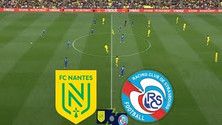 RC Strasbourg 31 FC Nantes Résumé du match  Ligue 1 20242025 [upl. by Ennylhsa]