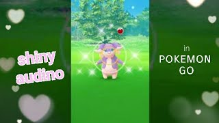 ♡ SHINY AUDINO LIVE IN POKEMON GO FEST 2021 ♡ [upl. by Yerroc]