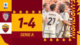 Cagliari 14 Roma  Serie A Highlights 202324 [upl. by Earazed789]