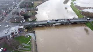 Trent bridge floods Gainsborough 70124 [upl. by Morse7]