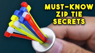 Why Didn’T I Know About These 62 Zip Tie Secrets Before [upl. by Pillow]