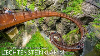 LIECHTENSTEINKLAMM AUSTRIA 🇦🇹  The Most Beautiful Gorge Walk In Austria 8K [upl. by Yesac]