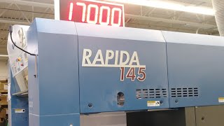 KBA RAPIDA 145 at 17000 sheets per hour [upl. by Rooke622]