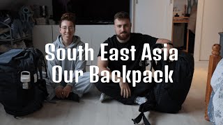 Whats in our bag  3 Months backpacking in South East Asia NL [upl. by Essyla]