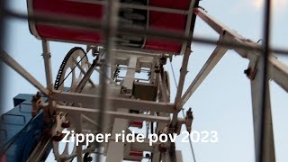 Zipper ride pov 2023 [upl. by Oneladgam321]