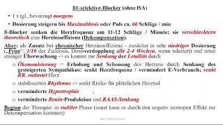 Herzinsuffizienz Therapie 4 ß1Blocker und Ivabradin [upl. by Banebrudge76]