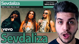 SEVDALIZA  ALIBI  Live From Vevo Studios ft PABLLO VITTAR YSEULT REACTION [upl. by Nolram668]