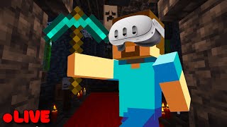 🔴 Minecraft HORROR in VR  LIVE [upl. by Eked109]