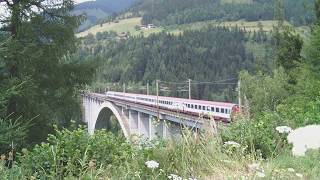 ÖBB IC 690 über PfaffenbergZwenbergBrücke Tauernbahn bei Penk [upl. by Yoral]