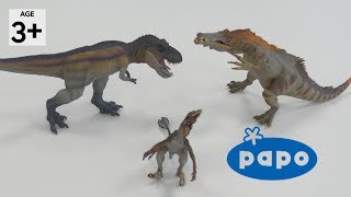 Papo figurines dinosaures  Démo en français HD FR [upl. by Enyala775]