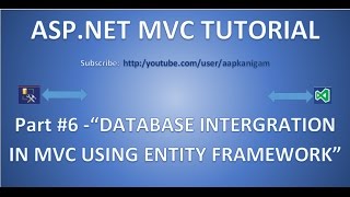 Part 6 ASPNET MVC Database Connection Using Entity Framework  Connect to SQL Server database [upl. by Uund]