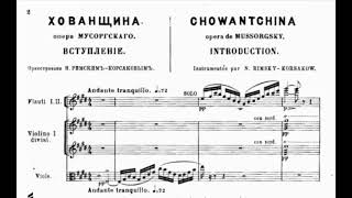 Modest Mussorgsky  Khovanshchina Overture completed by Nikolai RimskyKorsakov [upl. by Wagstaff]