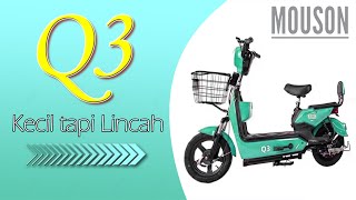 Review Spesifikasi Sepeda Listrik Mouson Q3 [upl. by Miahc88]