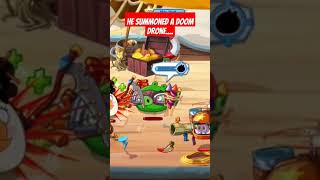 Angry birds epic all stars cave 23 mini boss doom drone moment shorts [upl. by Eitirahc]