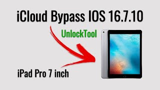 iCloud Bypass iPad Pro 97quot iOS 16710 Fix Diag Port  UnlockTool  2024  Free [upl. by Ketti470]