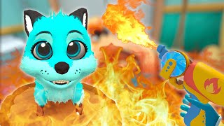 Using A FLAME THROWER  Pets amp Stuff VR [upl. by Patience]