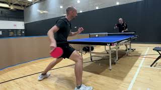 Table Tennis Training  STTC wCoach Gary Fraiman amp Page Harris  Sideways movementdistance control [upl. by Sessilu620]