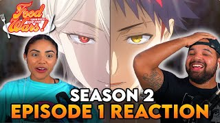 SOMA vs ALICE  Food Wars Season 2 Episode 1 Reaction [upl. by Eenattirb]