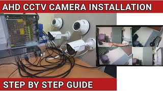 CCTV Camera Installation Practical Guide [upl. by Naitsabes]