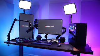 The ULTIMATE Streaming Setup  Desk amp Studio Tour [upl. by Suivatco366]