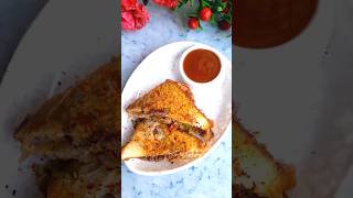 Street style Egg bread omelette recipe youtubeshorts shorts [upl. by Atsahs51]