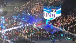 Melina Entrance live  WWE Royal Rumble 2022 [upl. by Brookes481]