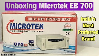 Microtek inverter EB 700 Unboxing 🔥🔥🔥 May 2020  SAHIB MAZHAR [upl. by Desiri]