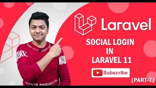 Laravel Social Authentication in Laravel 11  Login With Github  In Hindi  Part 7 [upl. by Eldon]