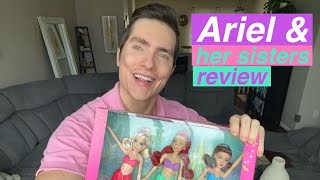 Disney Princess Little Mermaid Ariel amp Sisters Dolls Review amp Rebodying to Barbie Made to Move [upl. by Sil192]