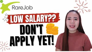 Honest Review About the SALARY in RAREJOB  Low Salary [upl. by Aicilehp]