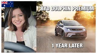 BYD Dolphin 1 Year Later  Review  Australia [upl. by Sinoda]