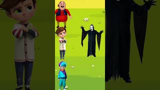 भूत सबको खा गया 🫢🫢  bhoot wala cartoon short video bhootwalacartoon short animation [upl. by Ayita347]