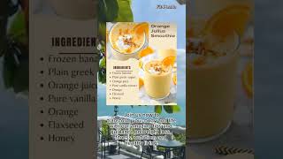 How to Make an Orange Julius Smoothie A Creamy and Refreshing Treat Shorts [upl. by Atnima822]