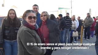 Penúltimo día de trámite fila de 3 horas para sacar credencial INE [upl. by Florrie]